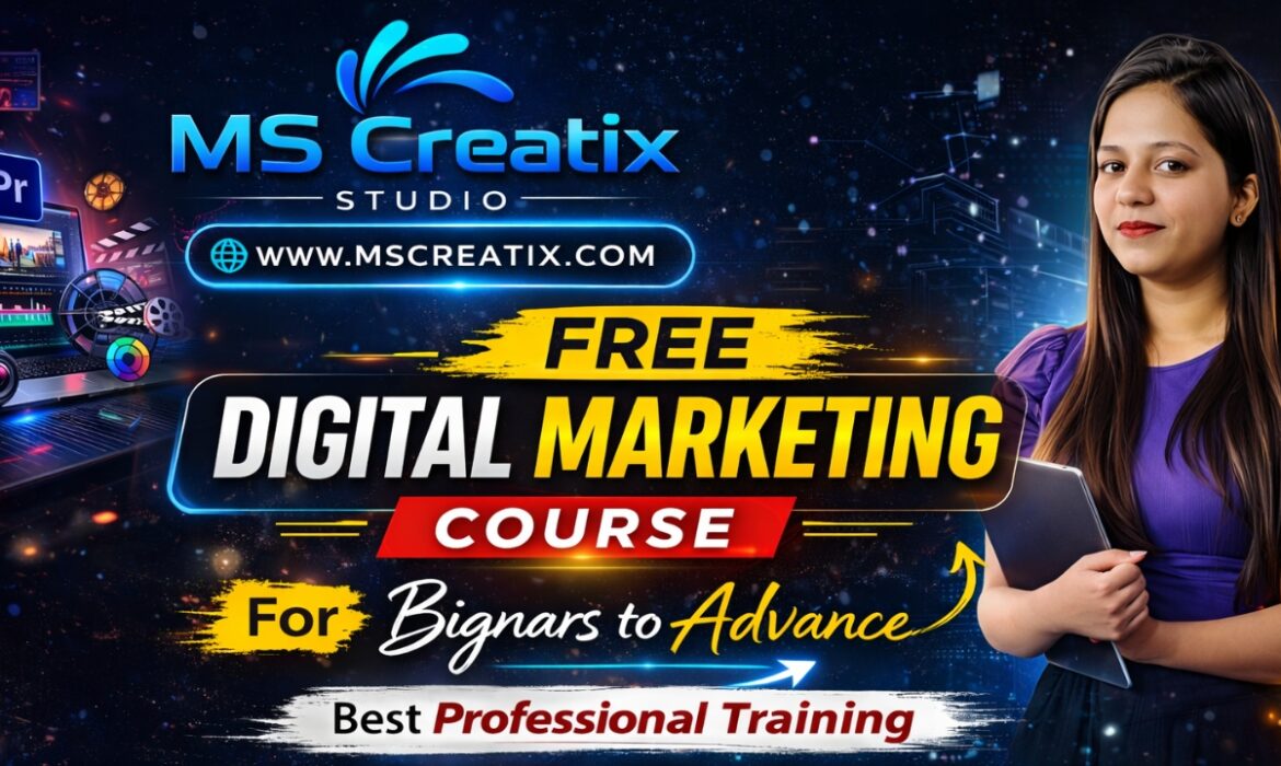 Digital Marketing Course in Hindi by MS Creatix Studio